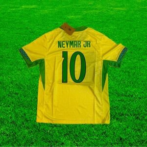 Neymar Jr. Brazil National Team Nike 2024 Home Stadium Player Jersey – Yellow